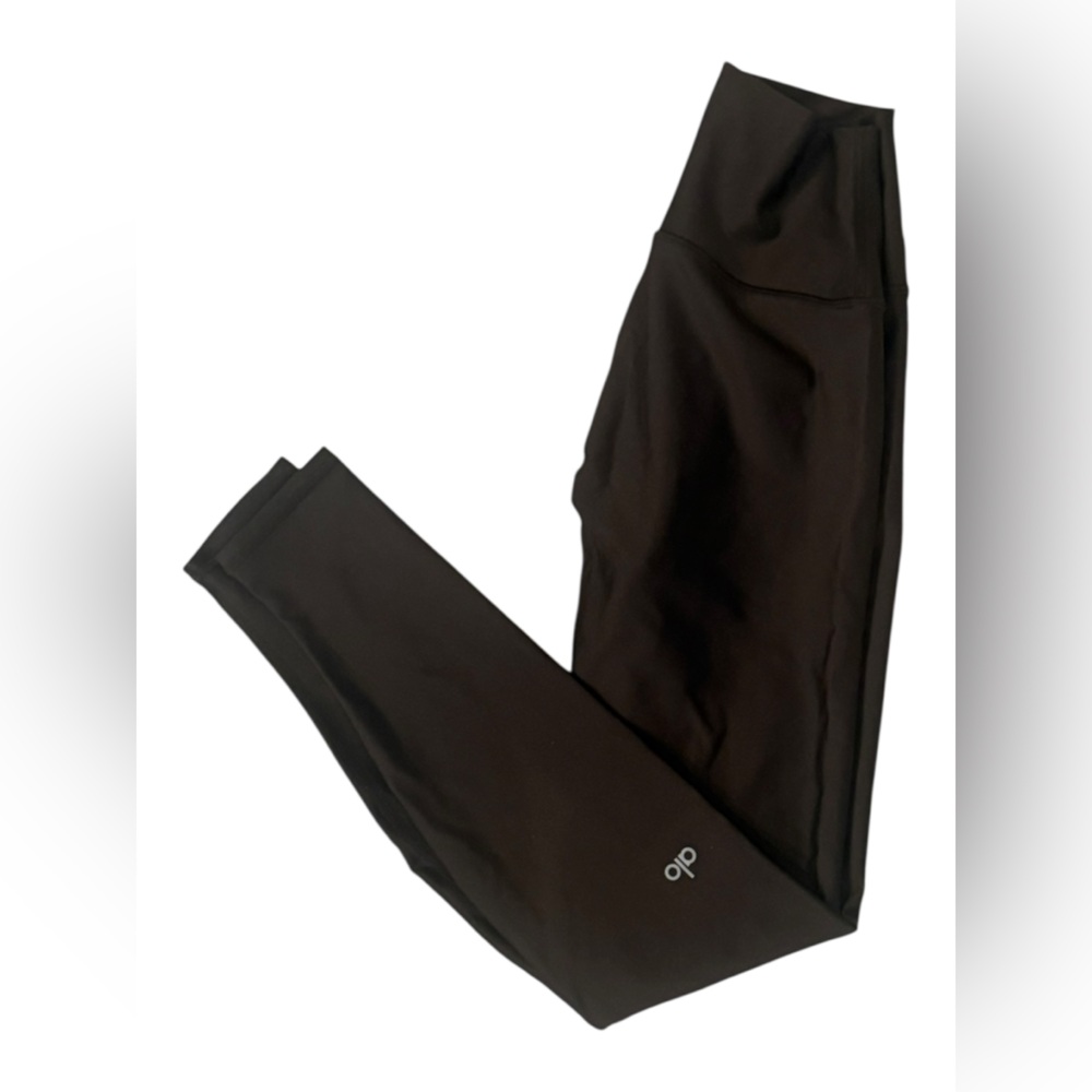 Alo Yoga High-Waist Airbrush Legging – Espresso Brown – XXS